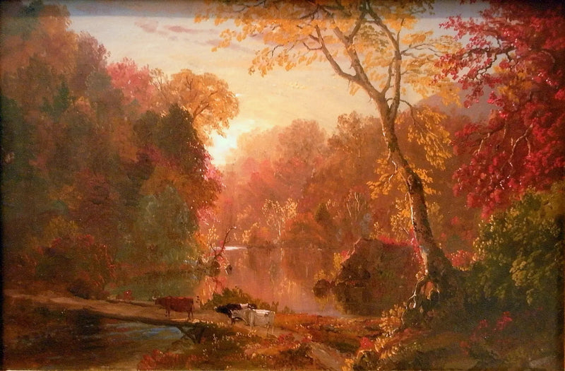Efterår i Nordamerika - Frederic Edwin Church