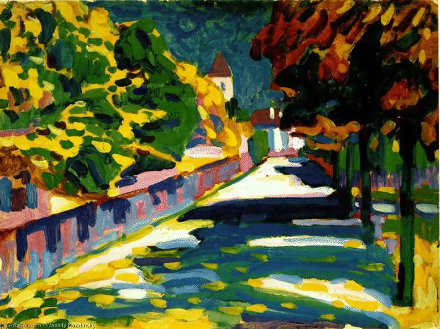 Efterår i Bayern - Vassily Kandinsky