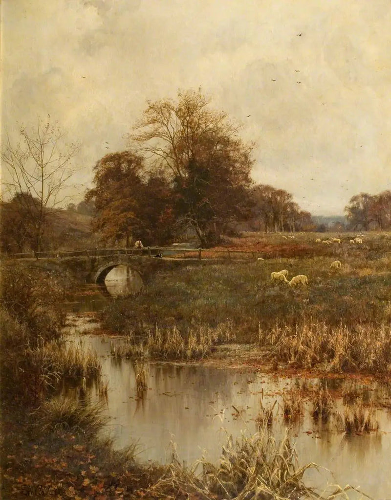 Efterår (Røde blade) - Edward Wilkins Waite