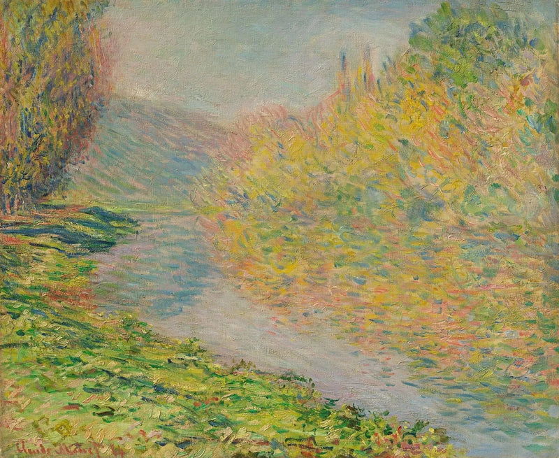 Efterår i Jeufosse W916 - Claude Monet