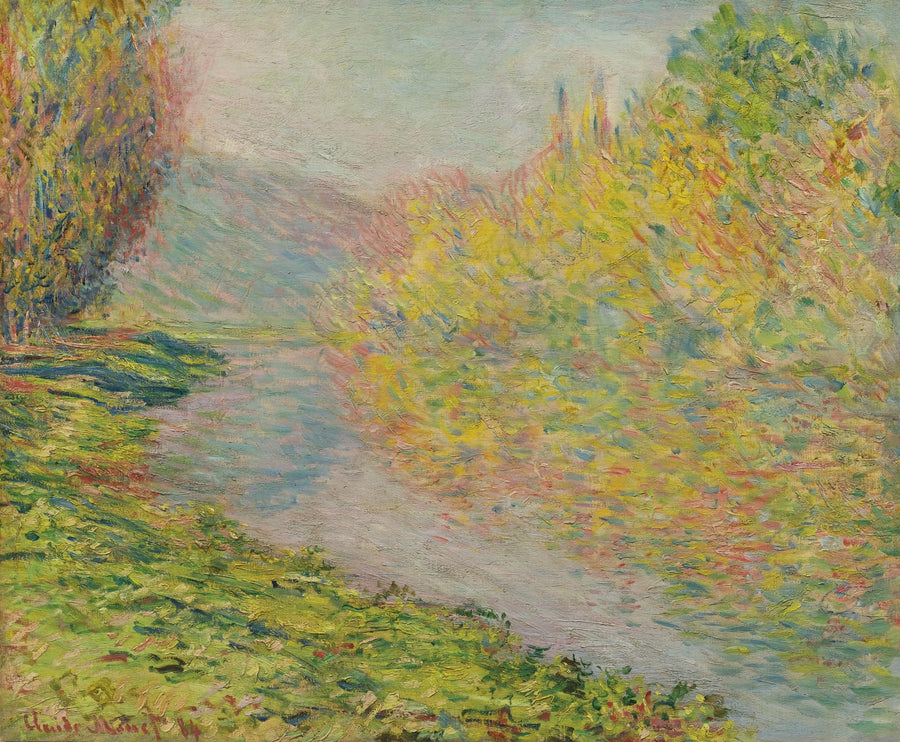 Efterår i Jeufosse W916 - Claude Monet