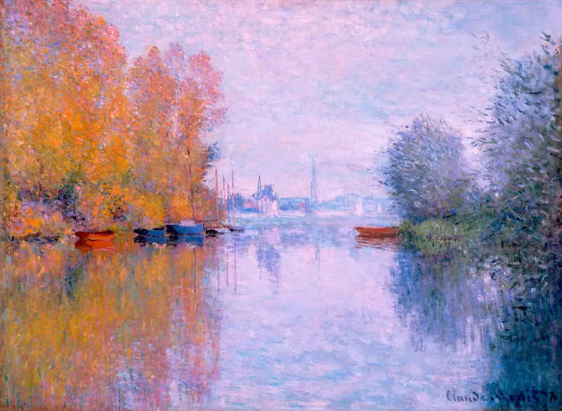 Efterår ved Seinen, Argenteuil - Claude Monet