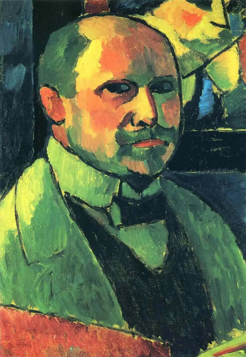 Selvportræt 1912 - Alexej von Jawlensky