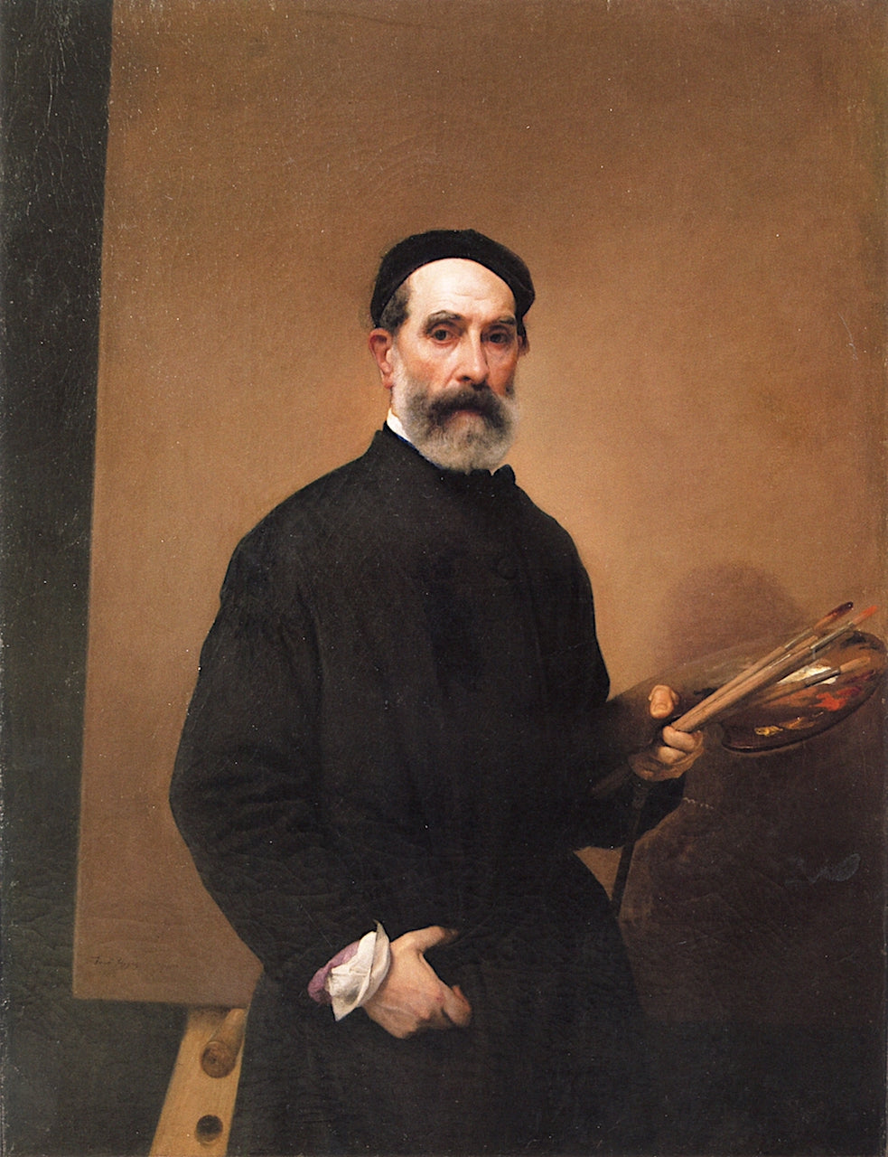 Selvportræt i en alder af 71 - Francesco Hayez