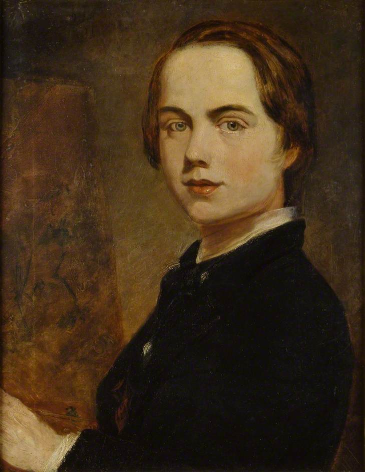 Selvportræt i en alder af 14 år - William Holman Hunt