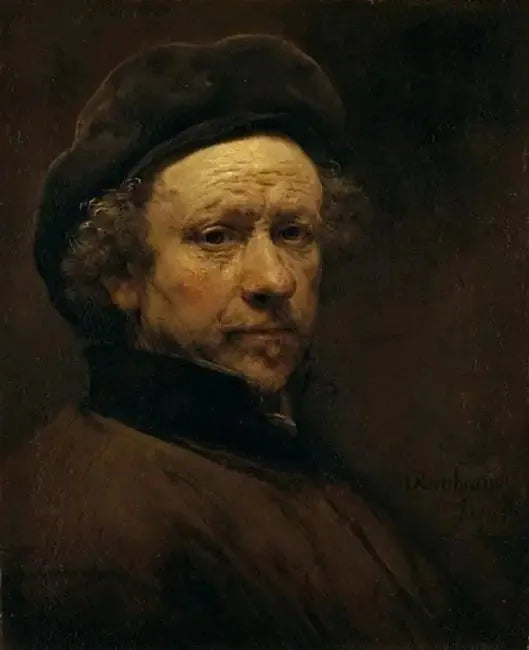 Selvportræt i en alder af 51 år - Rembrandt