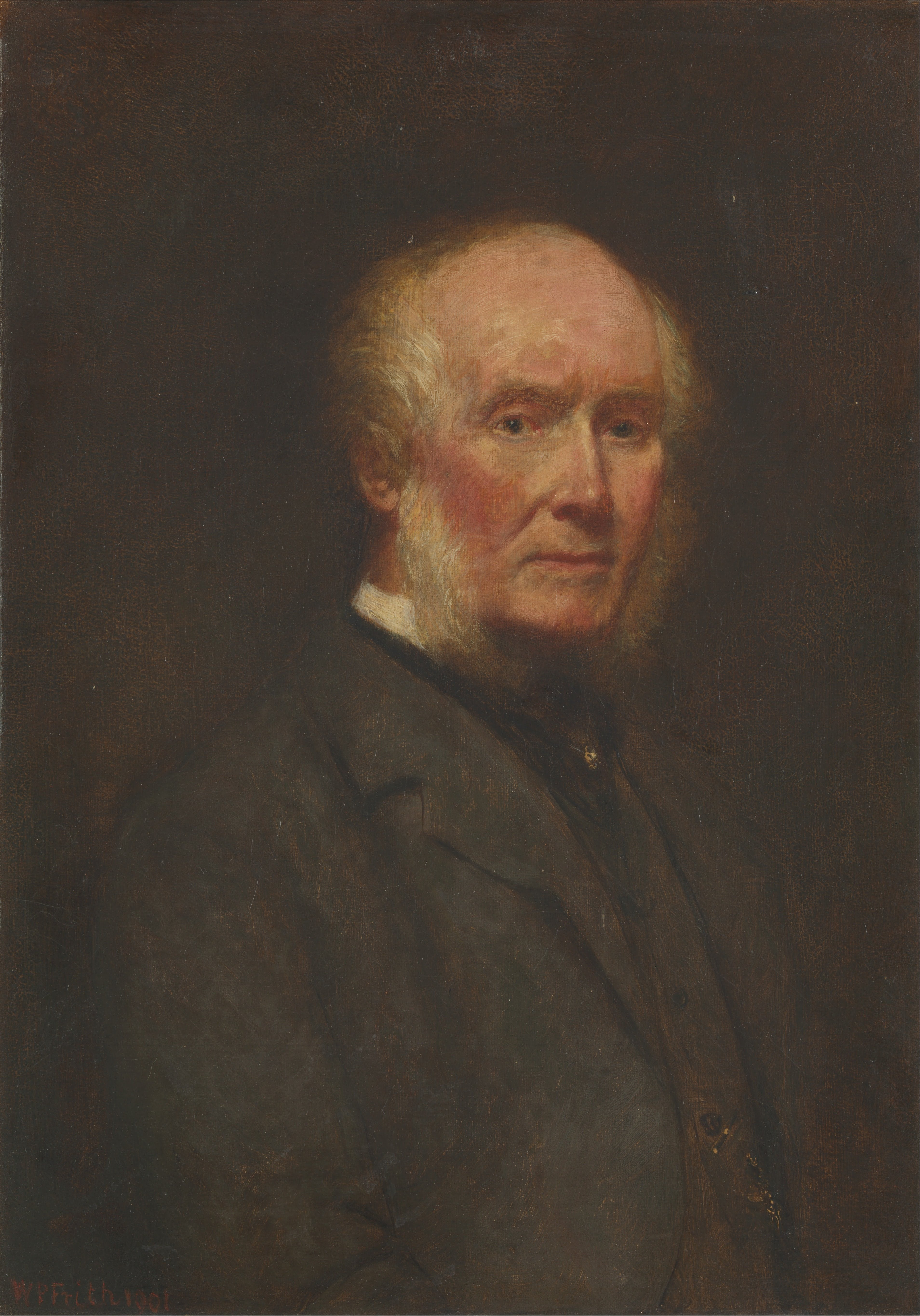 Autoportrait à l'âge de 83 ans - William Powell Frith image 1 copie peinte à la main à l’huile