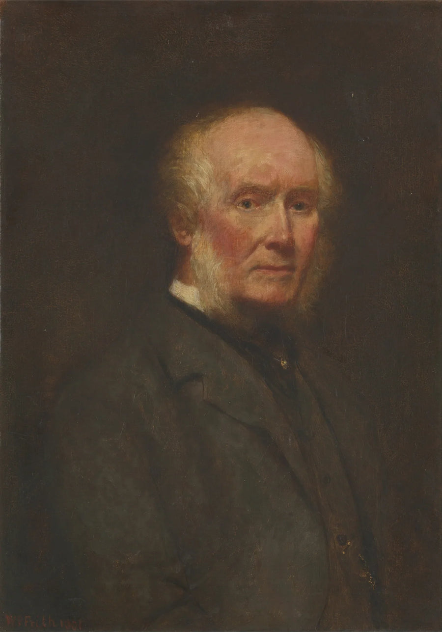 Autoportrait à l'âge de 83 ans - William Powell Frith image 1 copie peinte à la main à l’huile