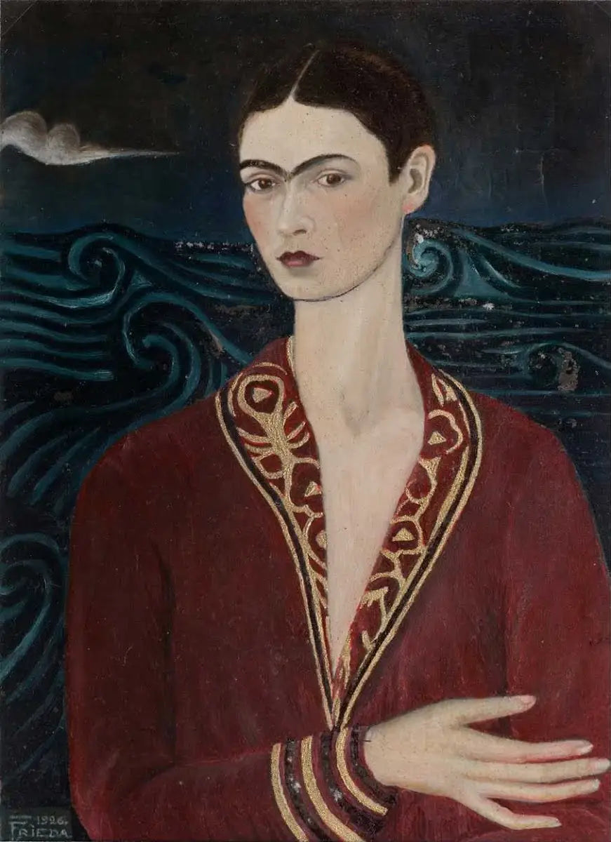 Selvportræt i fløjlskjole - Frida Kahlo