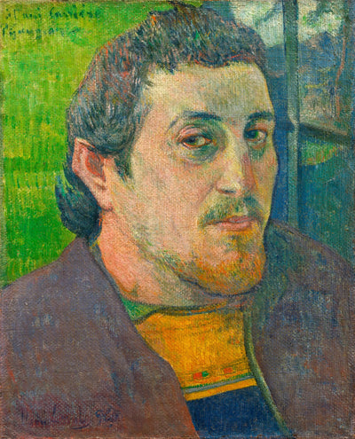 Reproduction du tableau « Autoportrait à l'ami Carrière - Paul Gauguin » par Alpha Reproduction en peinture à l’huile