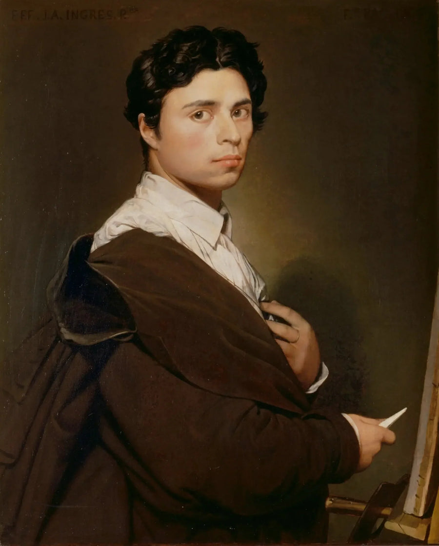 Selvportræt i enogtyve år - Jean-Auguste-Dominique Ingres