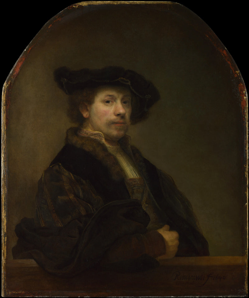 Selvportræt i en alder af 34 år - Rembrandt