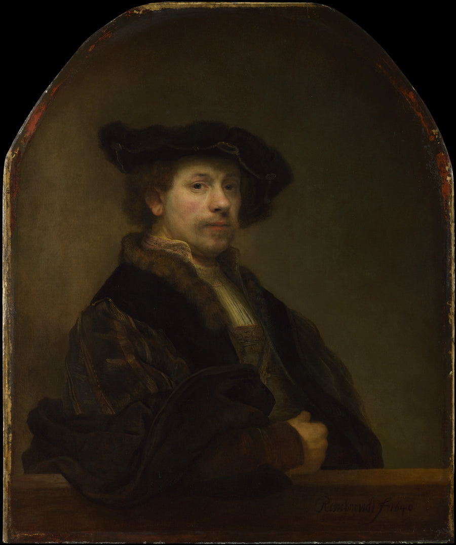 Selvportræt i en alder af 34 år - Rembrandt