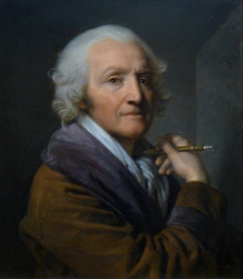 Selvportræt af en ældre - Jean-Baptiste Greuze
