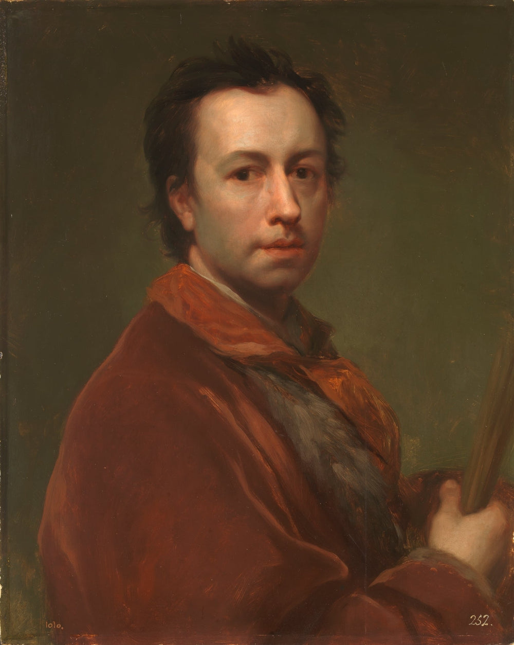 Autoportrait - Anton Raphael Mengs image 1 copie de tableau peinte à la main