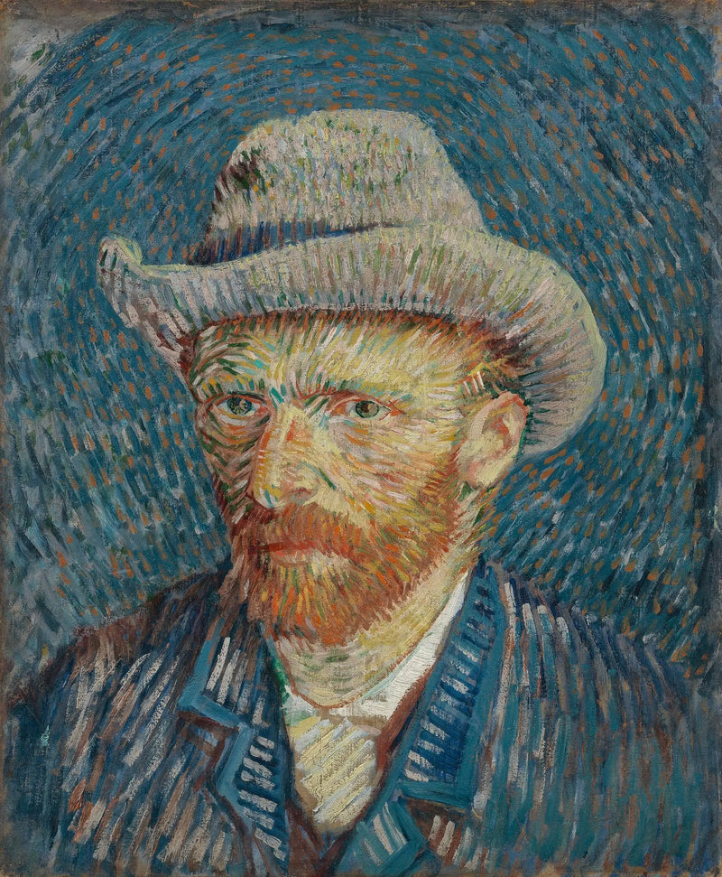 Selvportræt med filthat - Vincent van Gogh