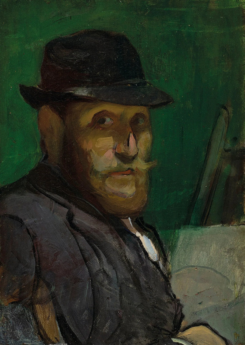 Selvportræt ved staffeliet - Louis Anquetin