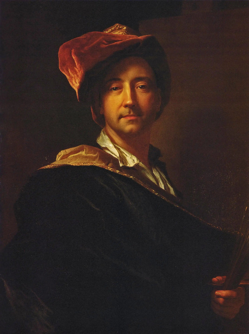 Selvportræt med turban - Hyacinthe Rigaud