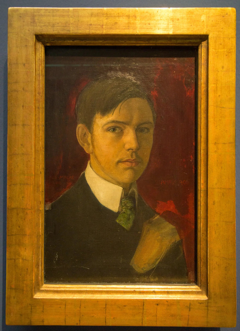Selvportræt - August Macke