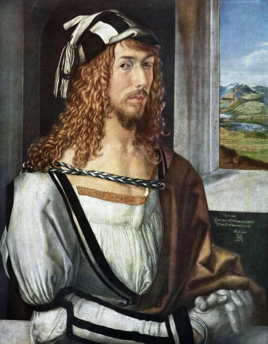 Selvportræt med handsker - Albrecht Dürer