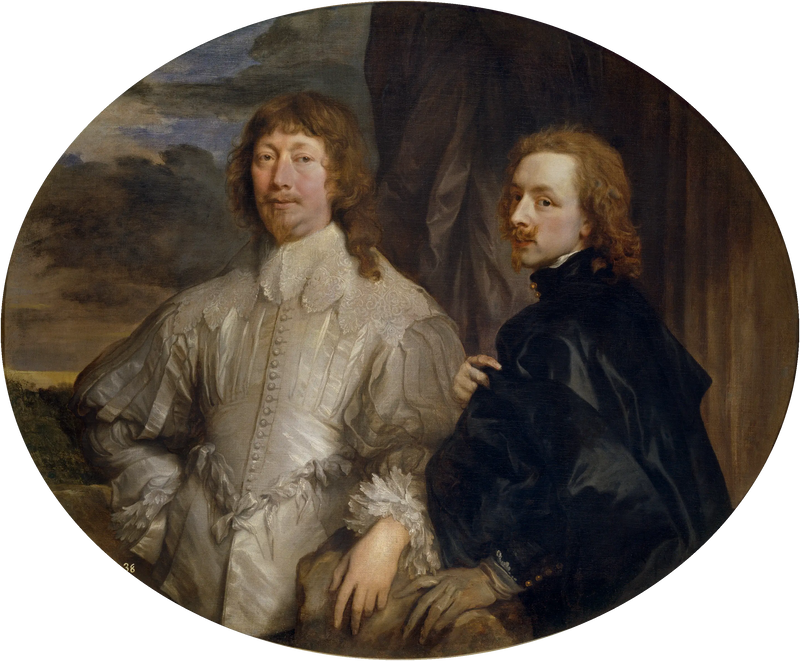 Selvportræt med Endymion Porter - Antoine van Dyck