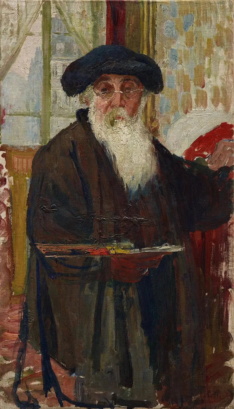 Selvportræt med palette - Camille Pissarro