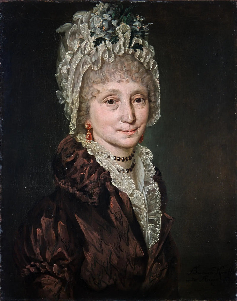 Selvportræt - Barbara Krafft