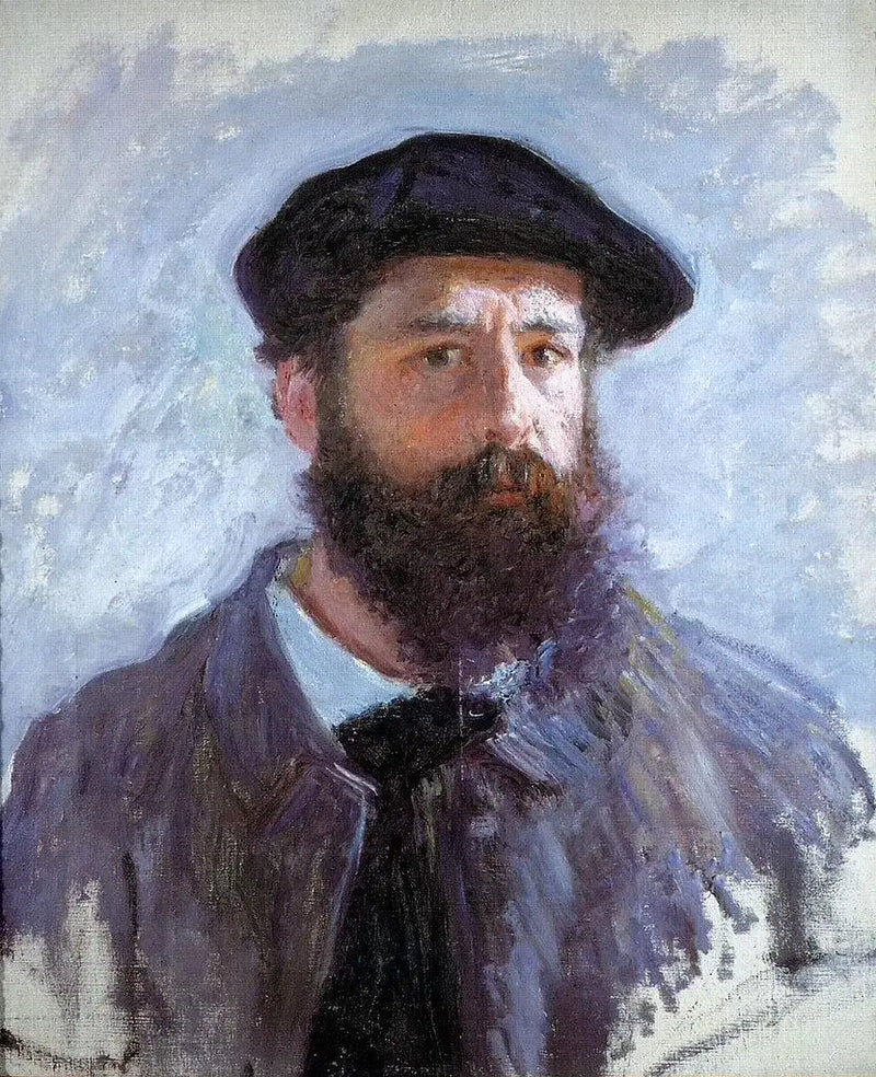 Selvportræt med baret - Claude Monet