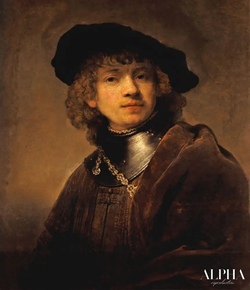 Autoportrait de Rembrandt van Rijn - Reproductions de tableaux et peintures haut de gamme