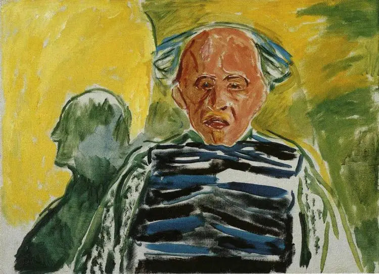 Selvportræt - Edvard Munch