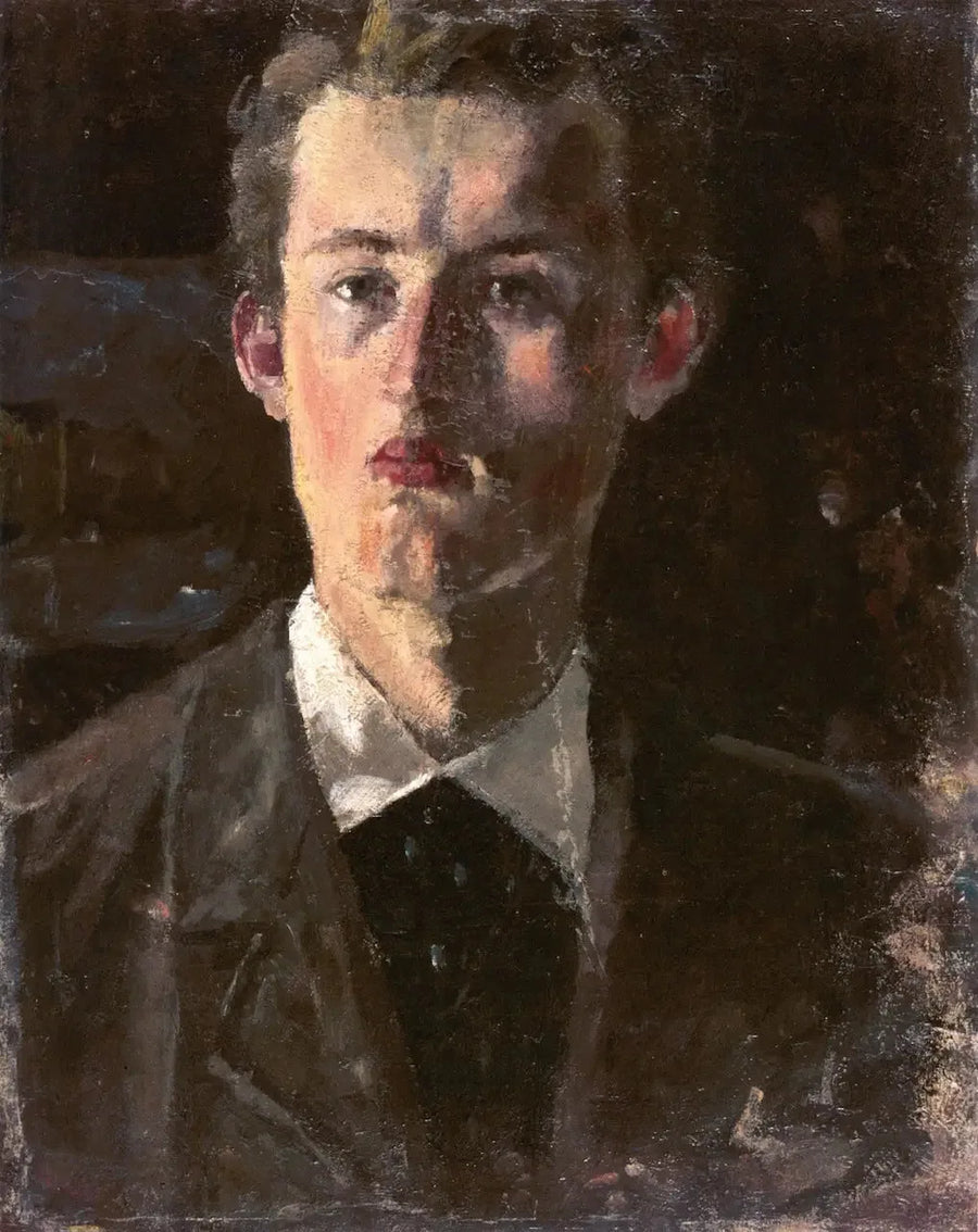 Selvportræt - Edvard Munch