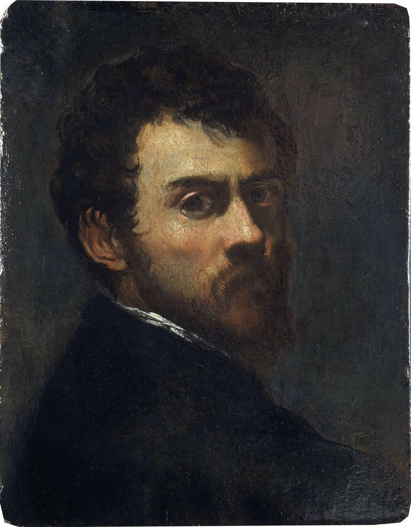 Selvportræt af en ung mand - Jacopo Tintoretto