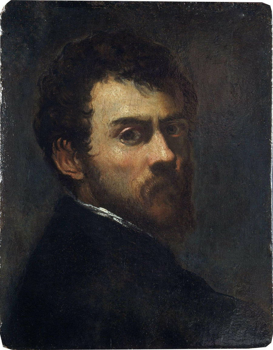 Selvportræt af en ung mand - Jacopo Tintoretto