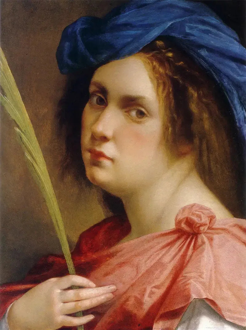 Selvportræt som martyr - Artemisia Gentileschi