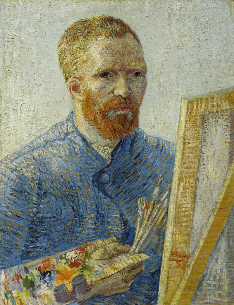 Selvportræt som maler - Vincent van Gogh