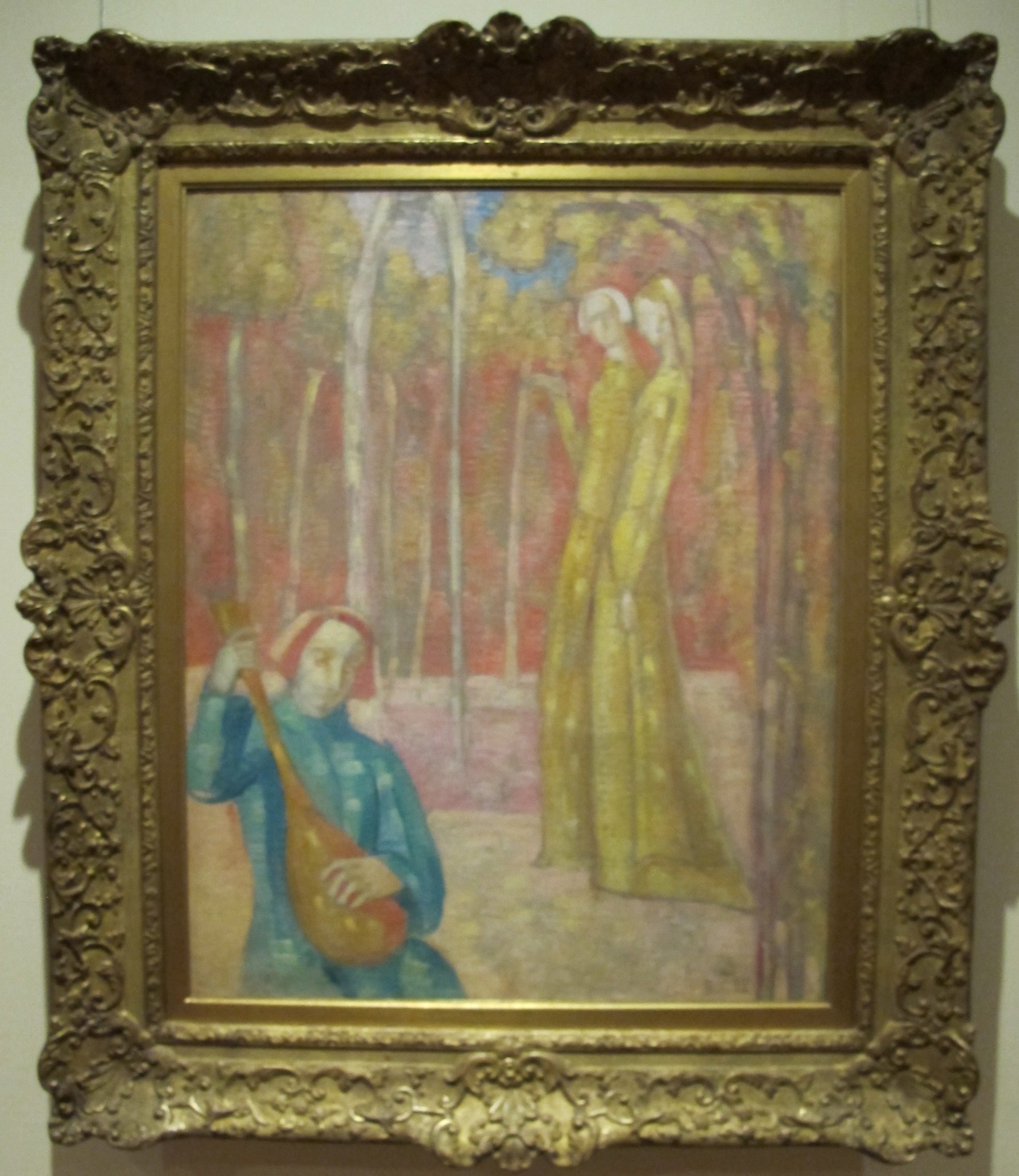 Autoportrait en troubadour - Émile Bernard image 1 reproduction réalisée par Alpha Reproduction