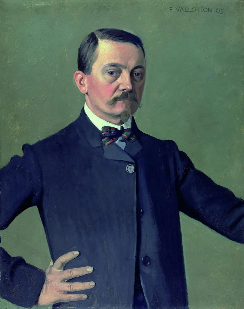 Selvportræt - Félix Vallotton