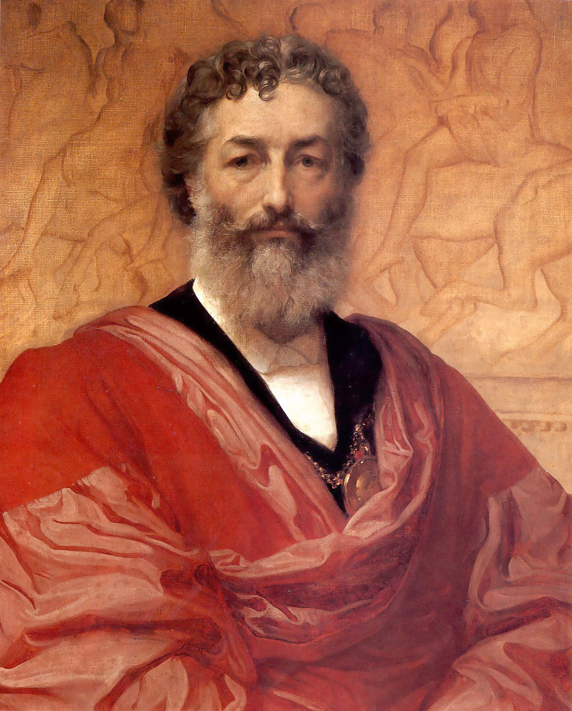 Selvportræt - Frederic Leighton