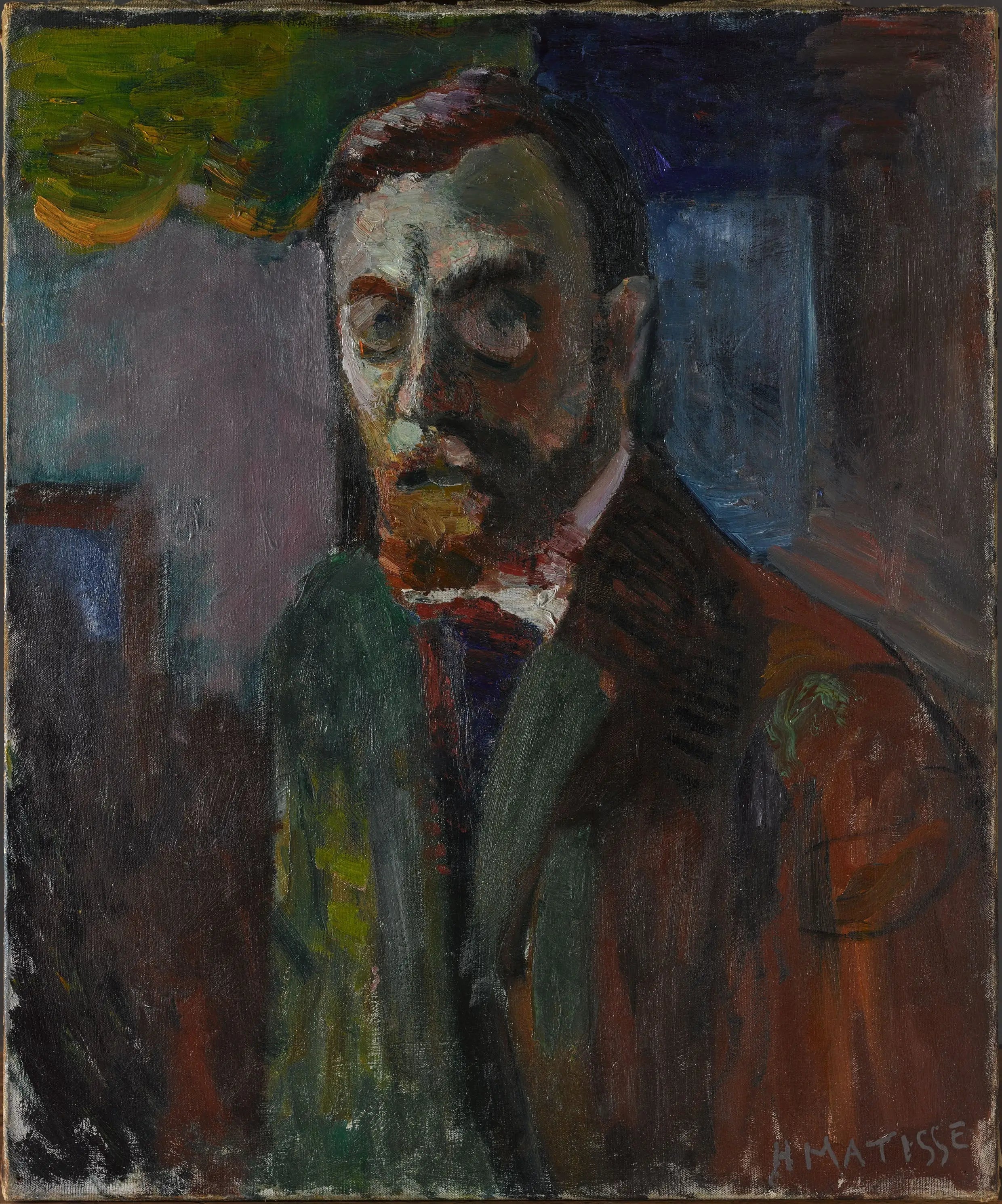 Reproduction du tableau « Autoportrait - Henri Matisse » par Alpha Reproduction en peinture à l’huile