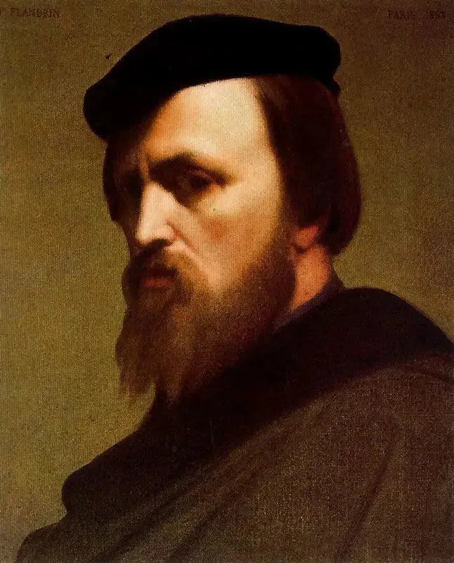Selvportræt - Hippolyte Flandrin