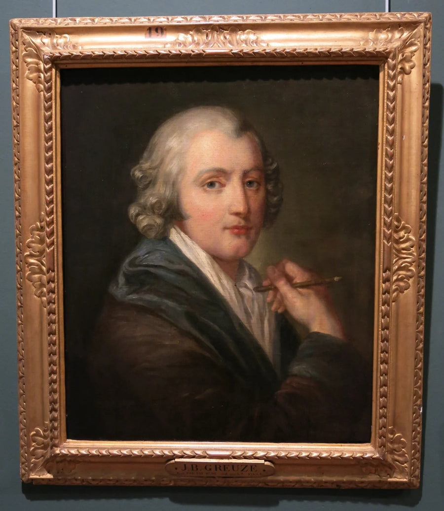 Selvportræt - Jean-Baptiste Greuze