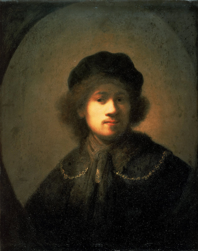 Portræt af kunstneren som ung mand - Rembrandt