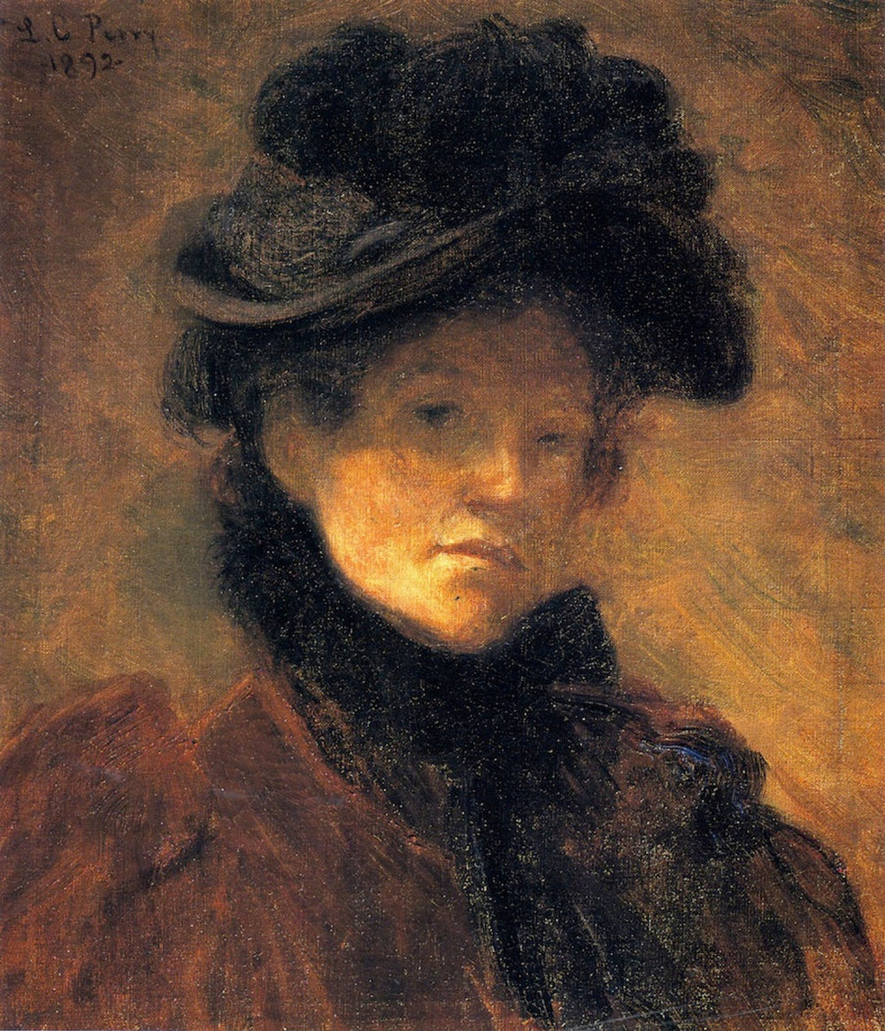 Autoportrait - Lilla Cabot Perry image 1 copie peinte à la main à l’huile