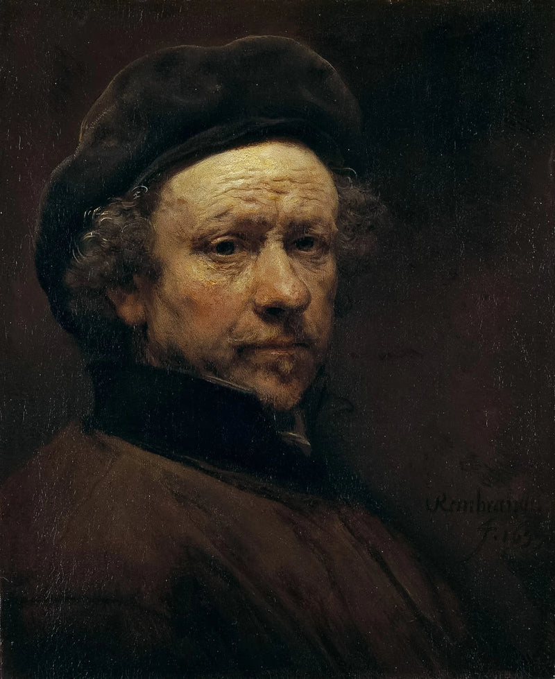 Selvportræt i en alder af 51 år - Rembrandt
