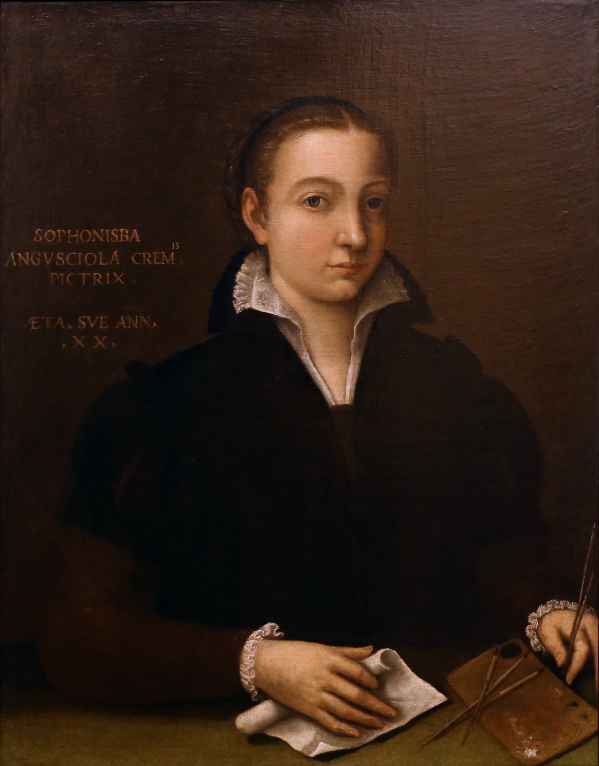 Autoportrait - Sofonisba Anguissola image 1 copie de tableau peinte à la main