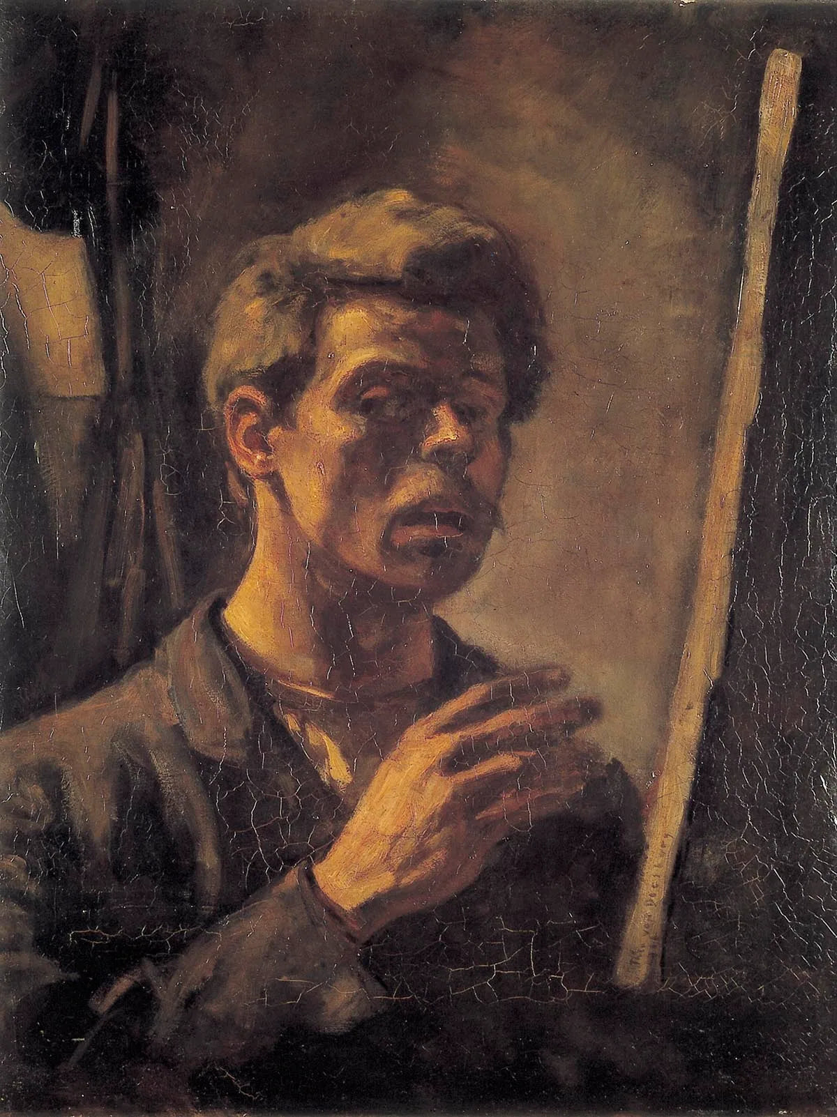 Autoportrait - Theo van Doesburg image 1 reproduction artisanale de tableau