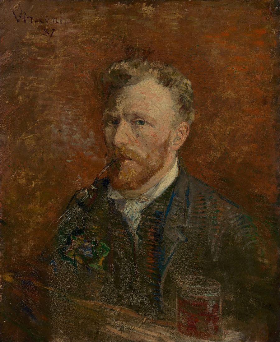 Selvportræt med glas - Vincent van Gogh