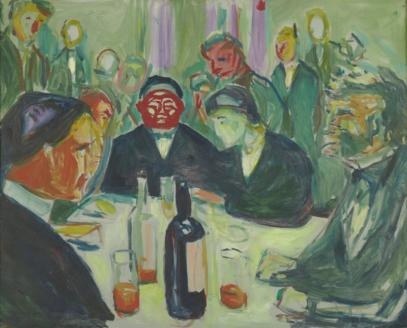 Rundt om bordet - Edvard Munch