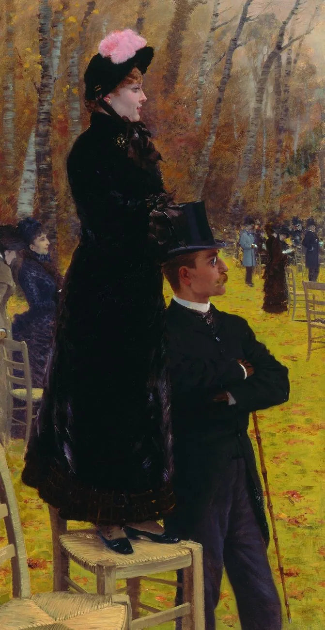 På Auteuil-løbet - På stolen - Giuseppe De Nittis