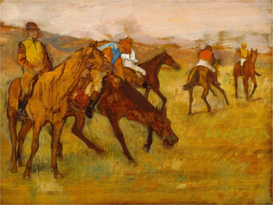 Før løbet - Edgar Degas